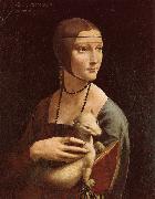 LEONARDO da Vinci Lady with Ermine Germany oil painting artist